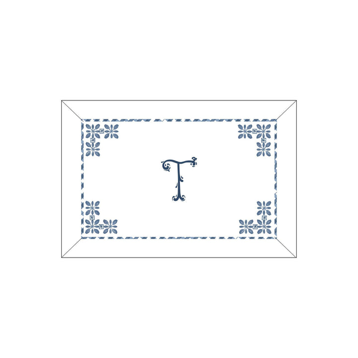 Seferî Flower Garden Boudoir Sham - Blue