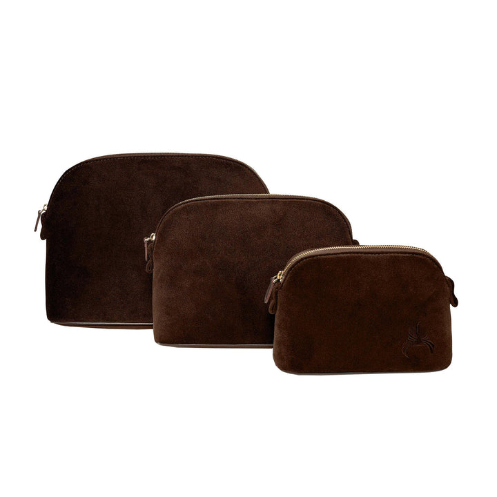 Merlin Make-up Bag - Dark Brown