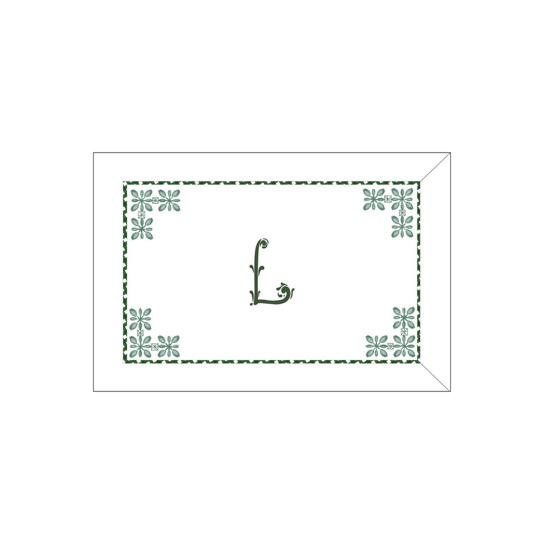 Seferî Flower Garden Boudoir Sham - Green