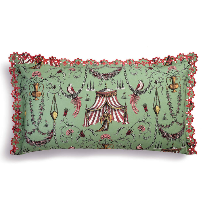 Seferî Decorative Cushion Cover - Green