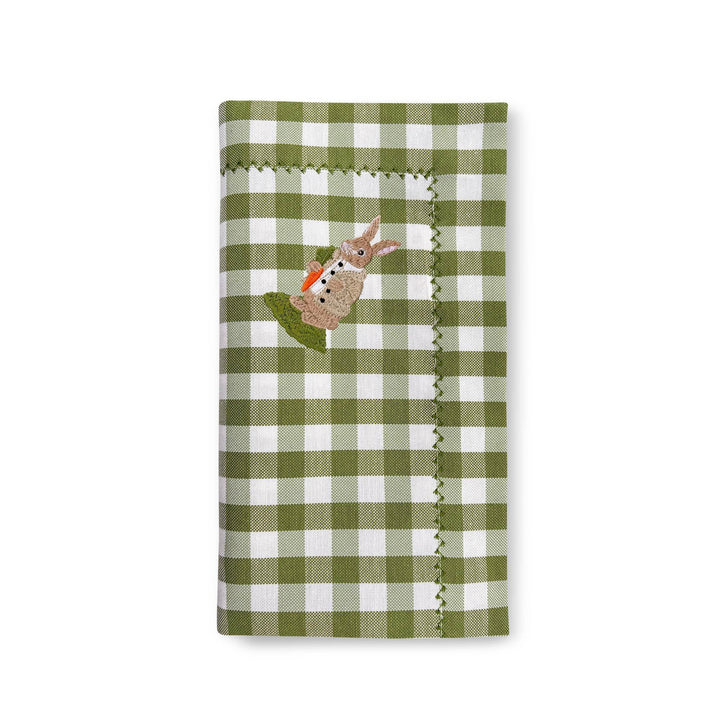 Seferî Plaid Napkin - Bunny Family - Set of 4