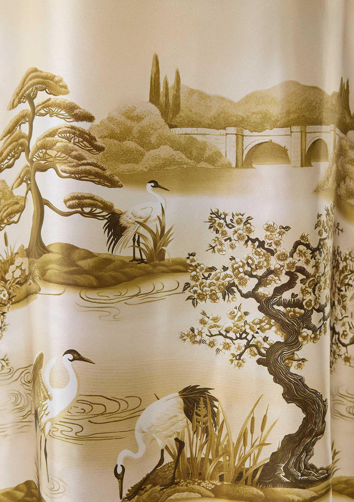 Mirage Long Kaftan - Green