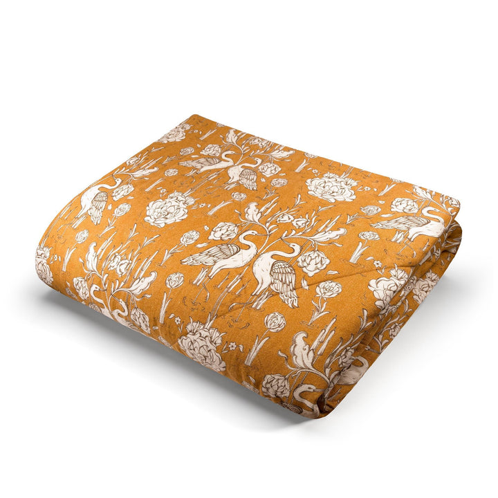 Everbound Quilted Bed Cover - Mustard