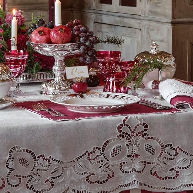 Seferî Storyteller Plate Charm - Pomegranate - Set of 4