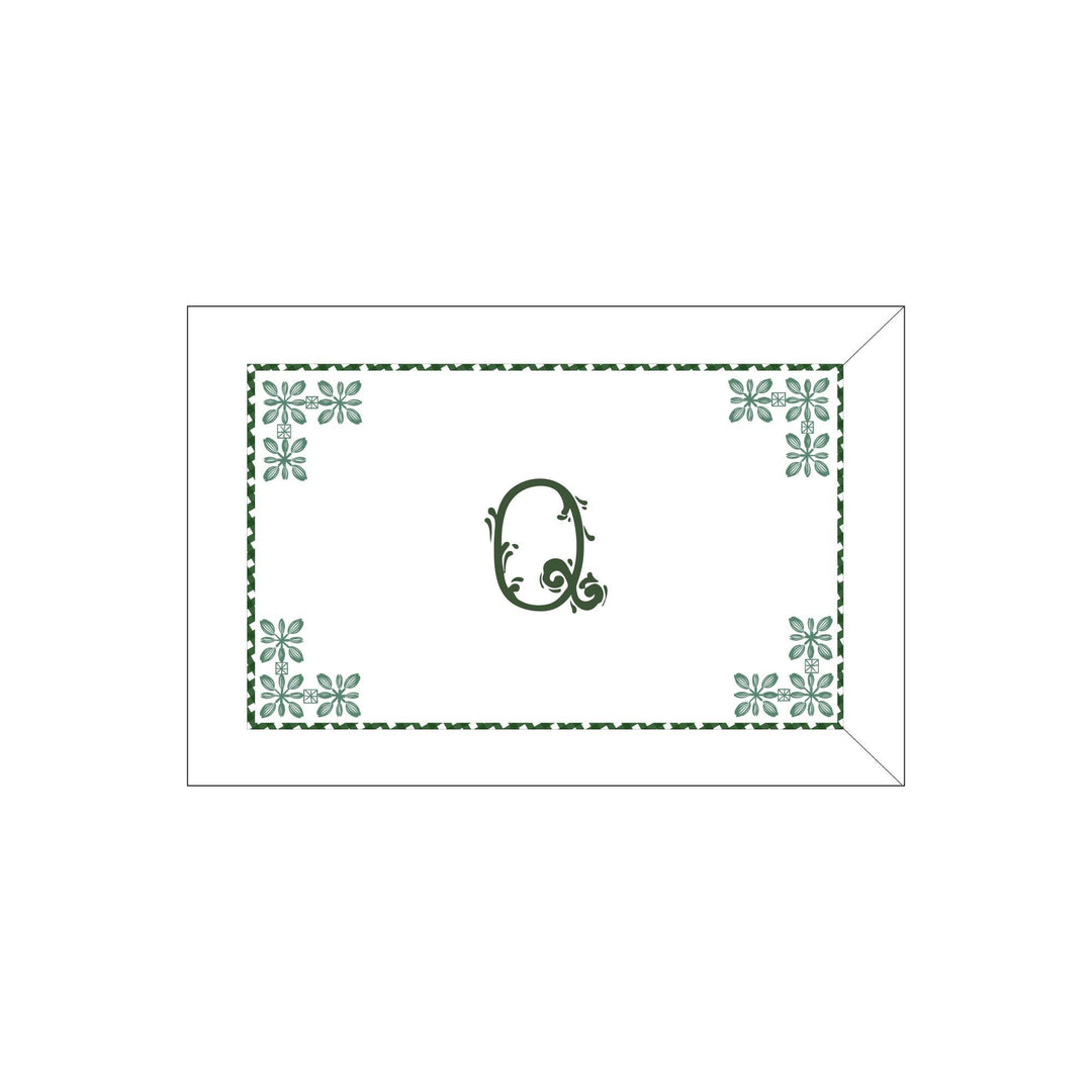 Seferî Flower Garden Boudoir Sham - Green