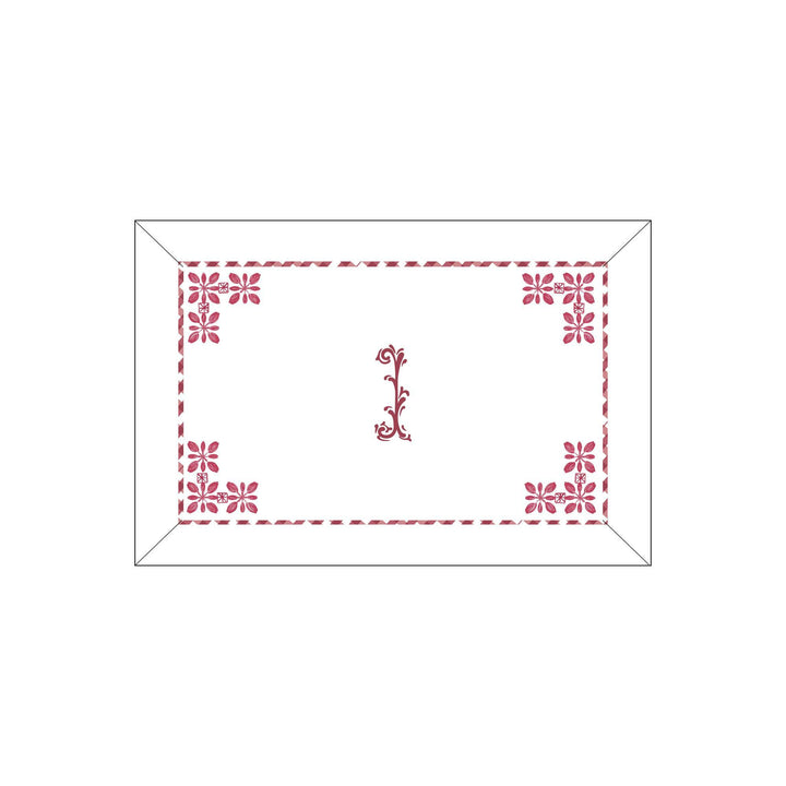 Seferî Flower Garden Boudoir Sham - Pink