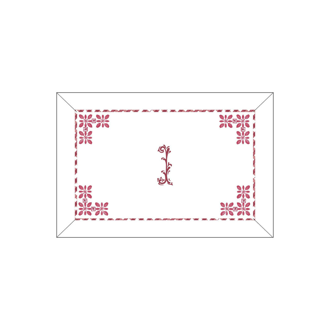 Seferî Flower Garden Boudoir Sham - Pink