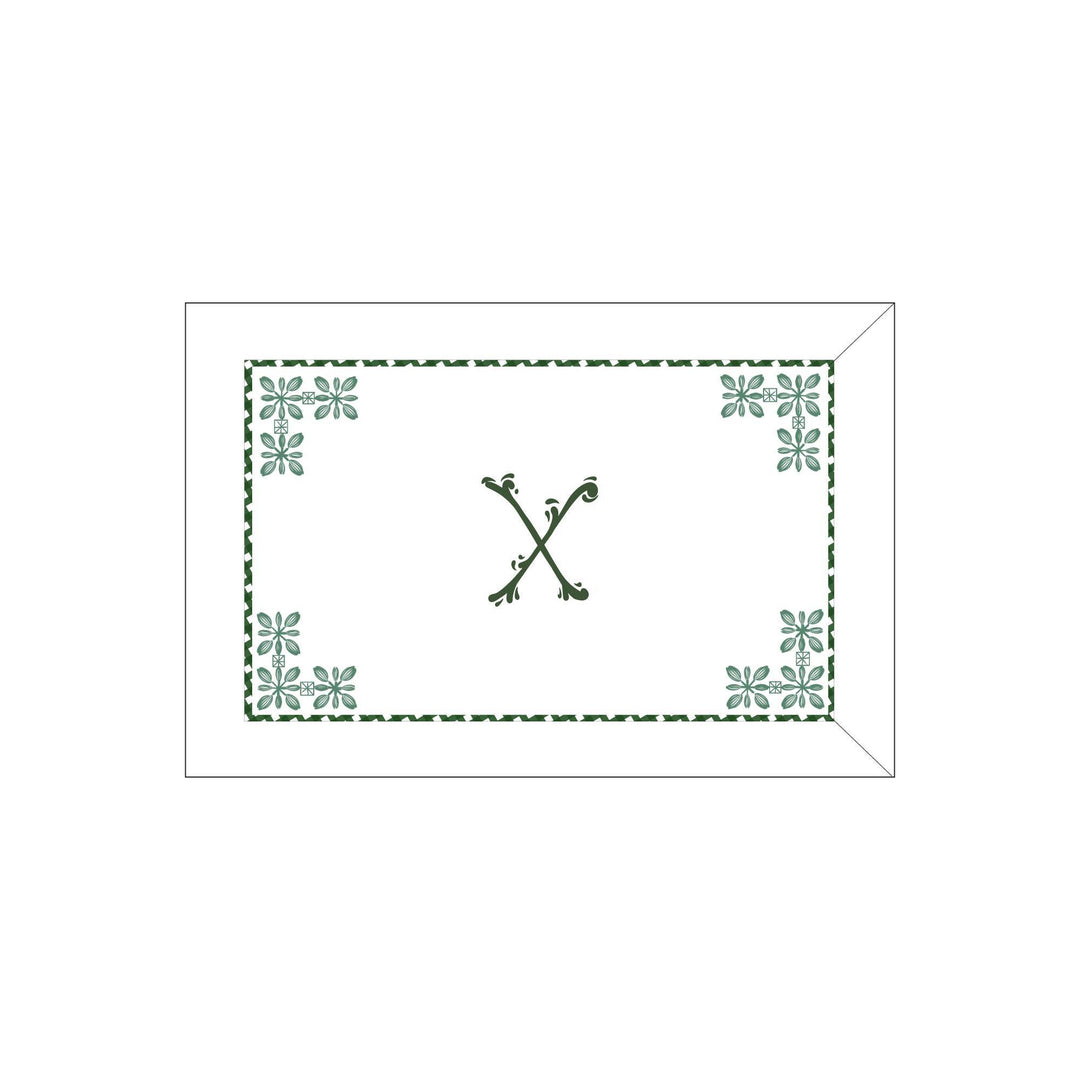 Seferî Flower Garden Boudoir Sham - Green
