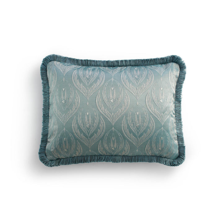 Lumina Jacquard Decorative Cushion - Forest Green