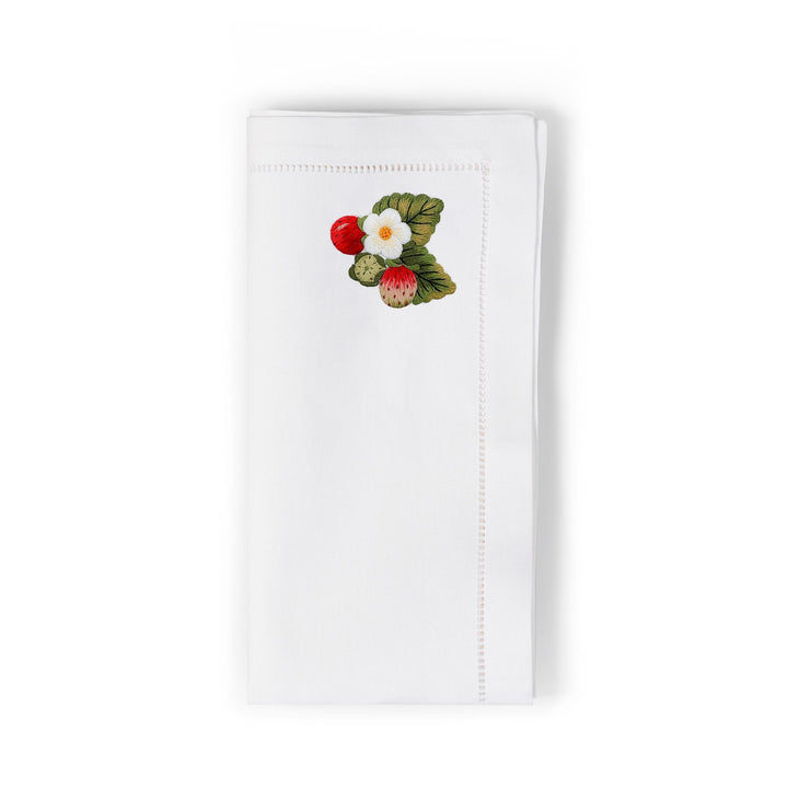Seferî Embroidered Napkin - Berries - Set of 4