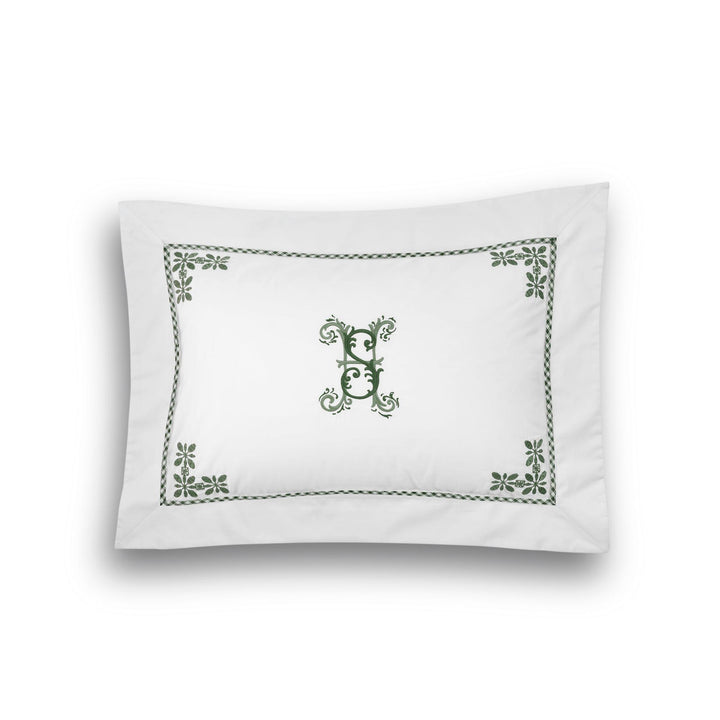 Seferî Flower Garden Boudoir Sham - Green