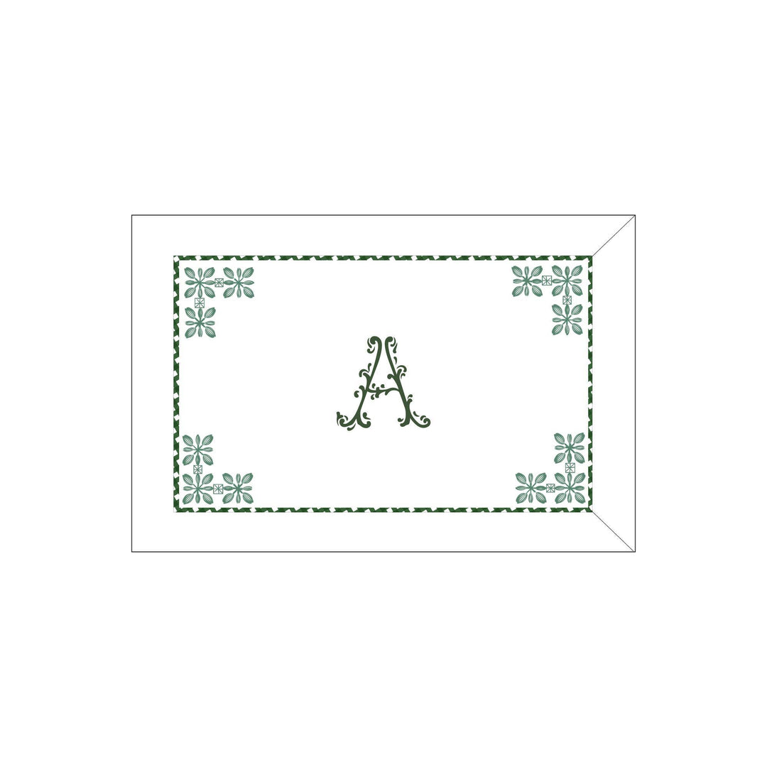 Seferî Flower Garden Boudoir Sham - Green