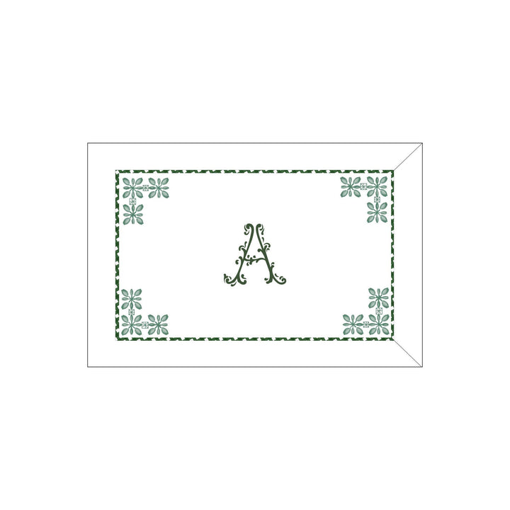 Seferî Flower Garden Boudoir Sham - Green