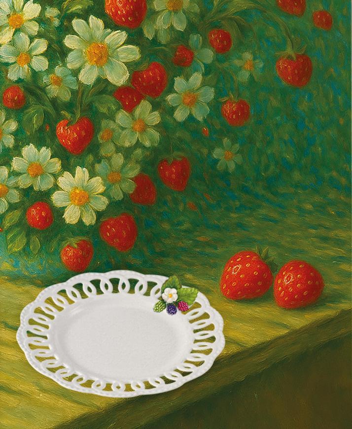 Seferî Storyteller Plate Charm - Berries - Set of 4