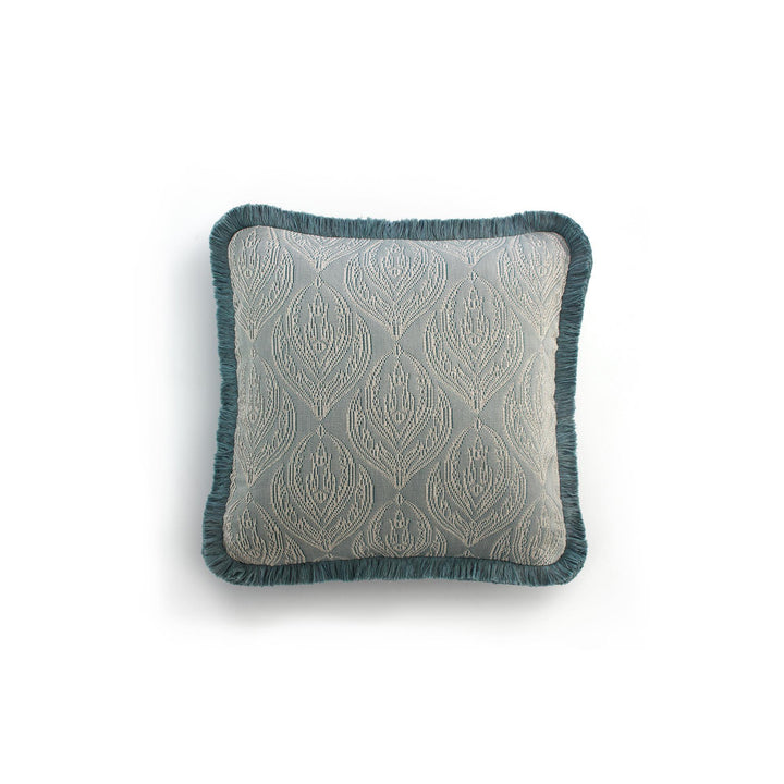 Lumina Jacquard Decorative Cushion - Celadon/Green