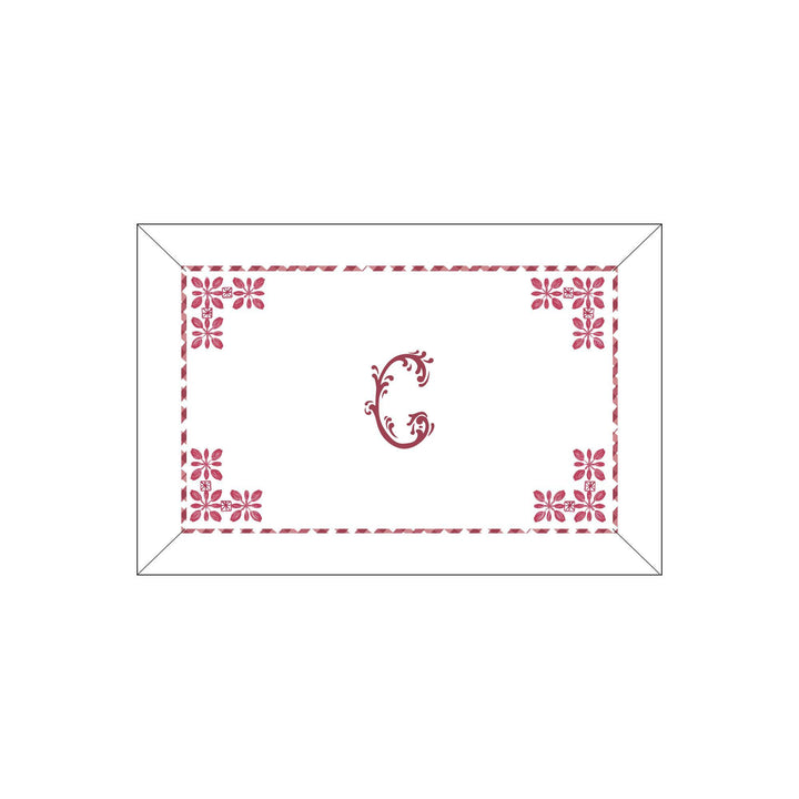 Seferî Flower Garden Boudoir Sham - Pink