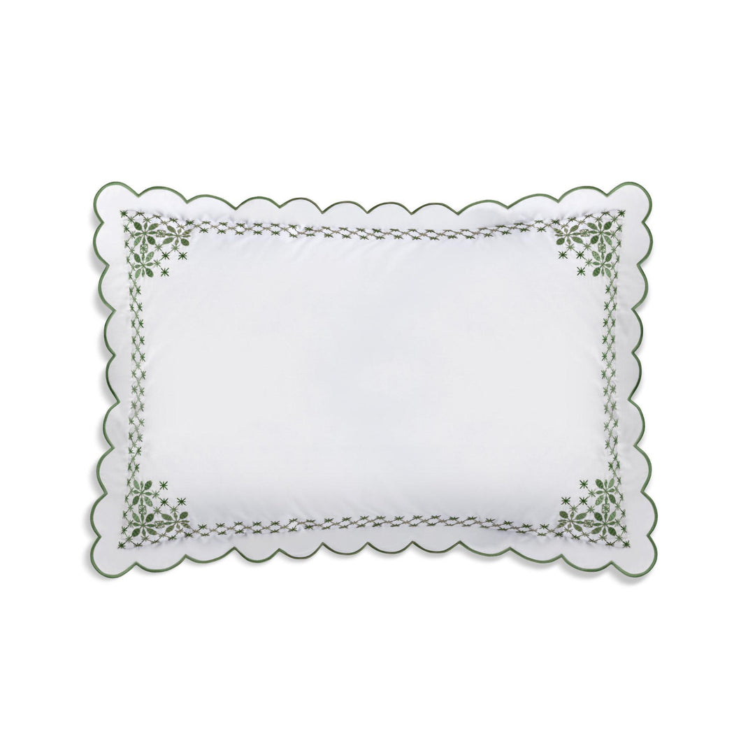 Seferî Flower Garden Standard Sham - Green