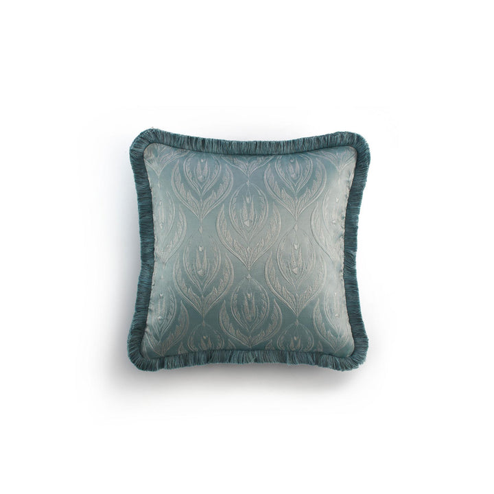 Lumina Jacquard Decorative Cushion - Forest Green