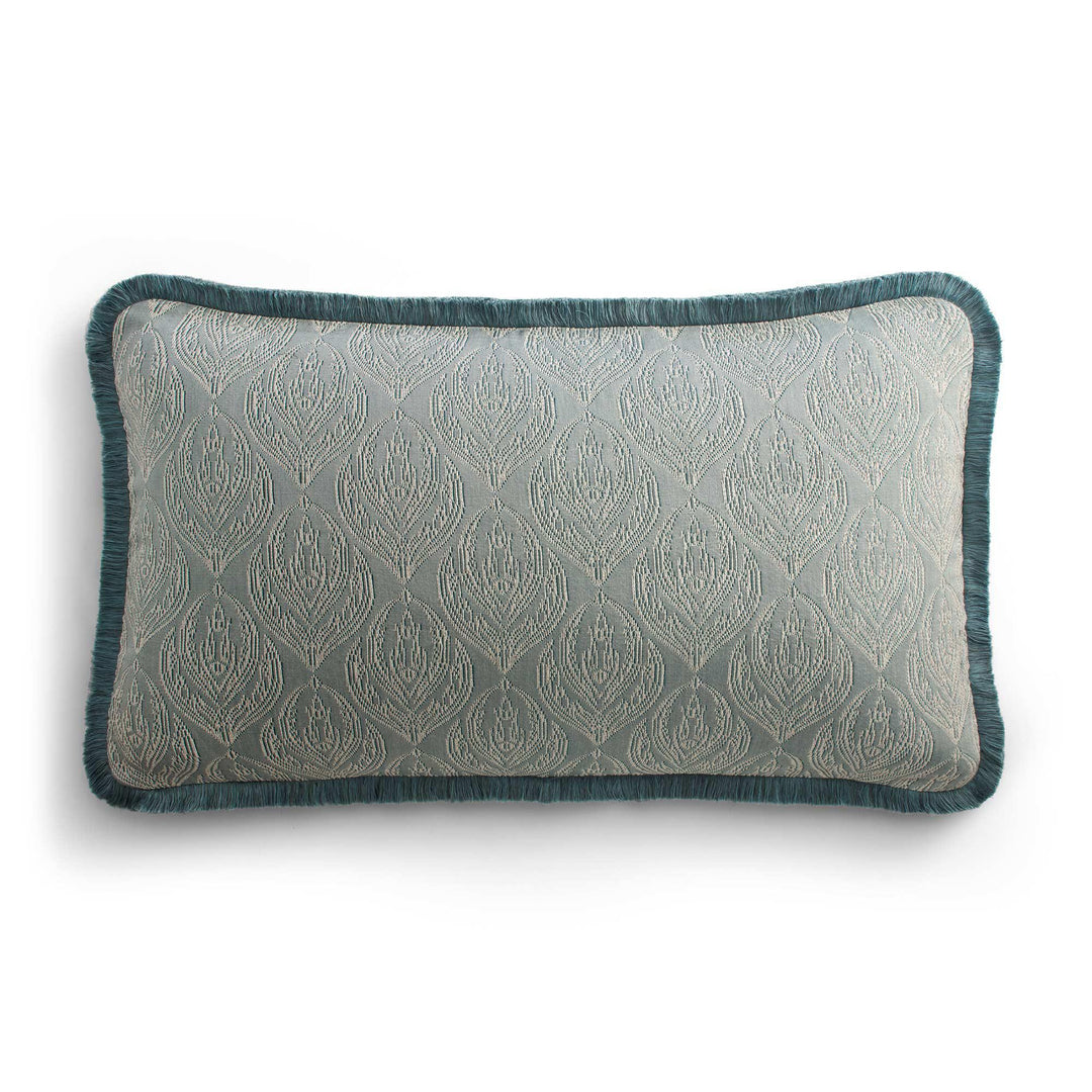 Lumina Jacquard Decorative Cushion Cover - Celadon/Green