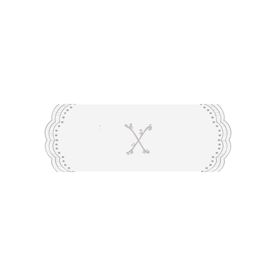 Seferî Heritage Bolster Cushion Cover with Monogram Embroidery