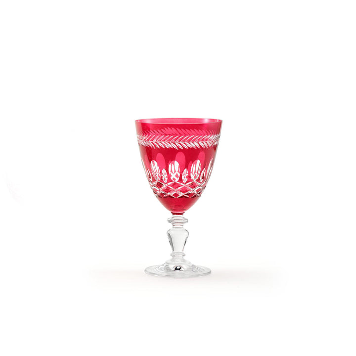 Seferî Ruby Red Wine Glass - Set of 6
