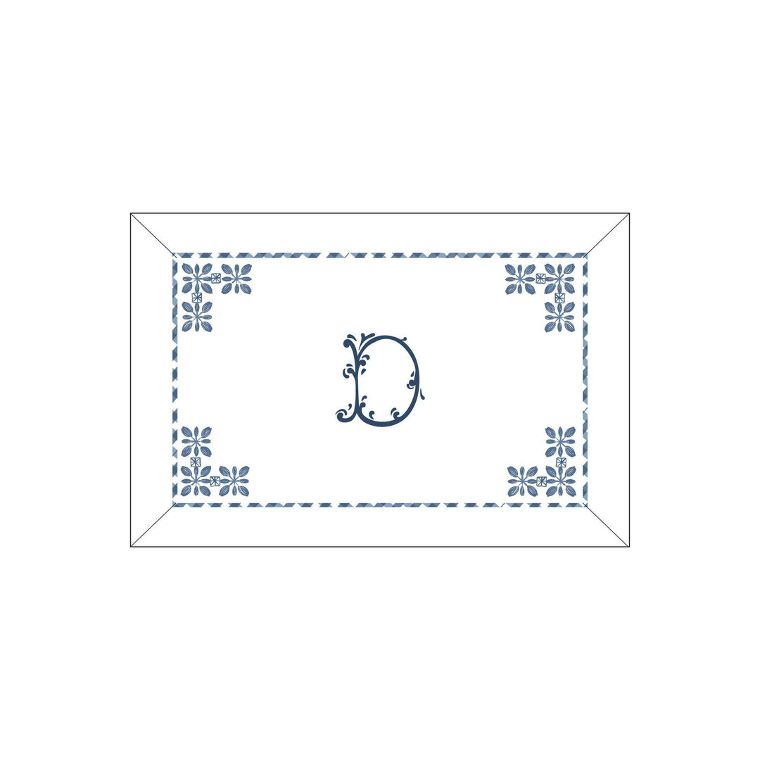 Seferî Flower Garden Boudoir Sham - Blue