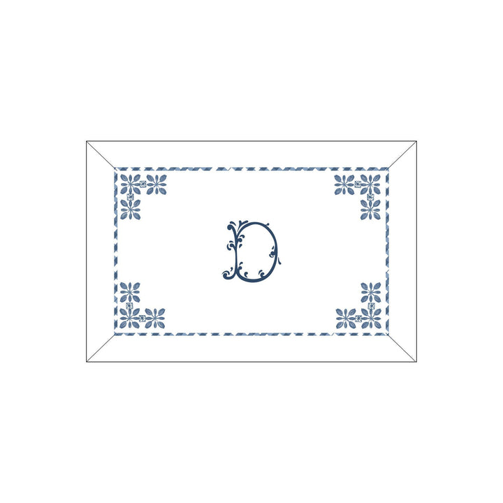 Seferî Flower Garden Boudoir Sham - Blue