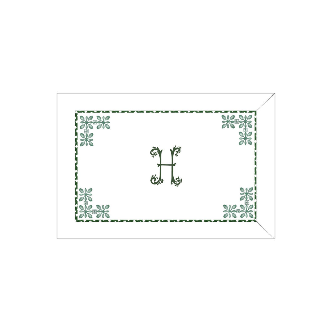 Seferî Flower Garden Boudoir Sham - Green