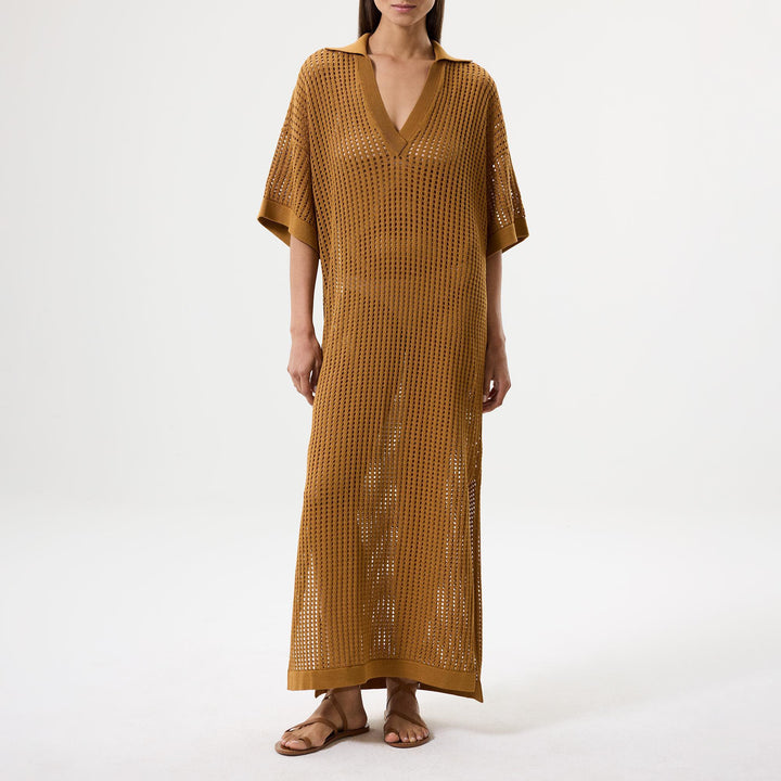 Cove Crochet Long Kaftan
