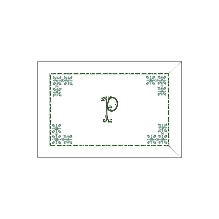 Seferî Flower Garden Boudoir Sham - Green