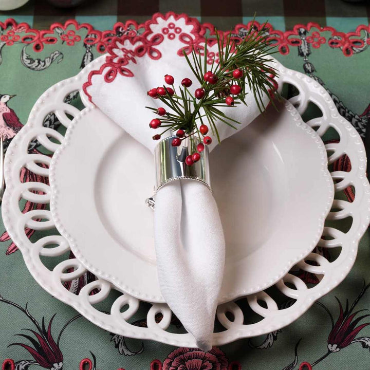 Seferî Fleur Napkin Ring - Set of 2