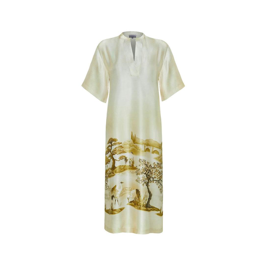 Mirage Long Kaftan - Green