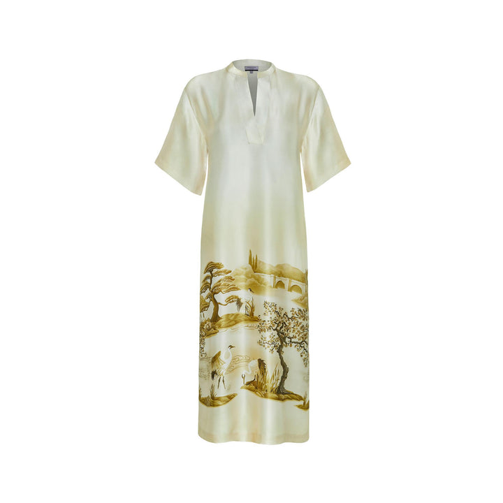 Mirage Long Kaftan - Green