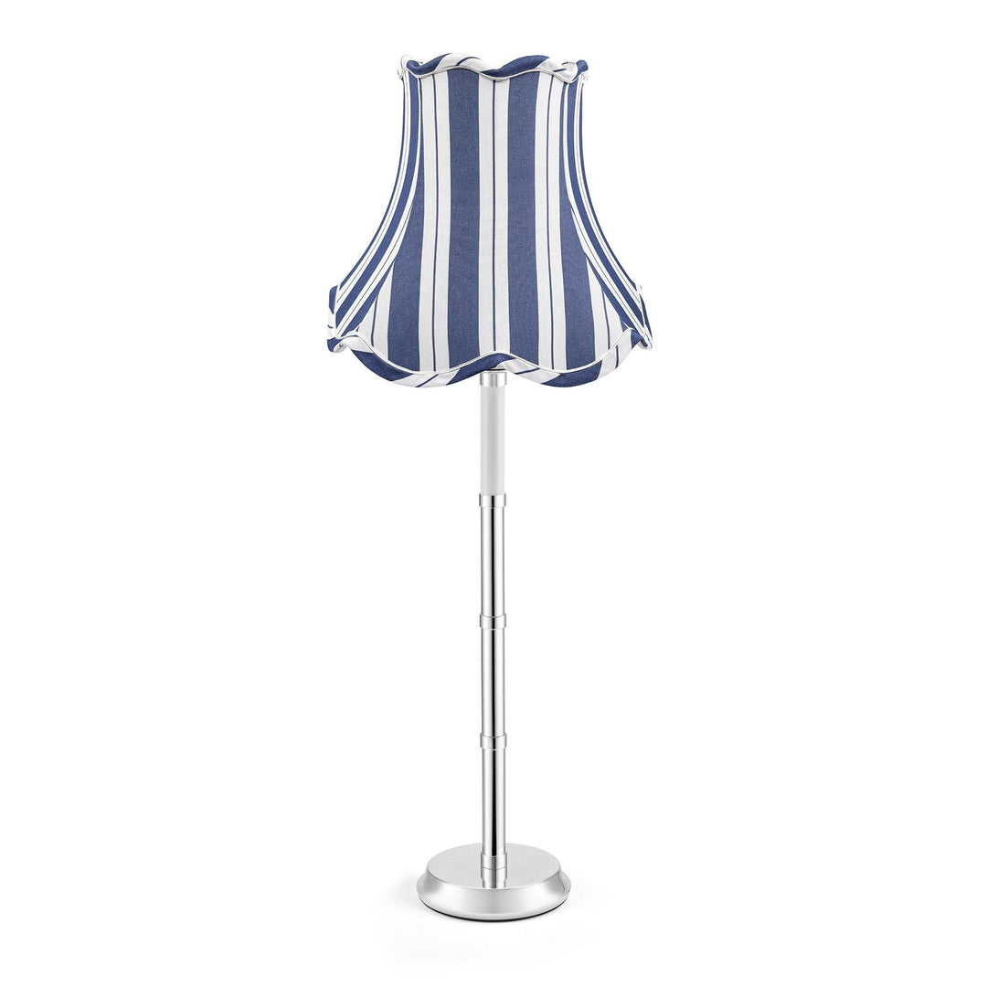 Seferî Ottoman Stripe Lamp Shade - Blue