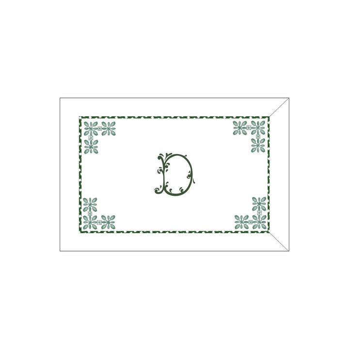 Seferî Flower Garden Boudoir Sham - Green