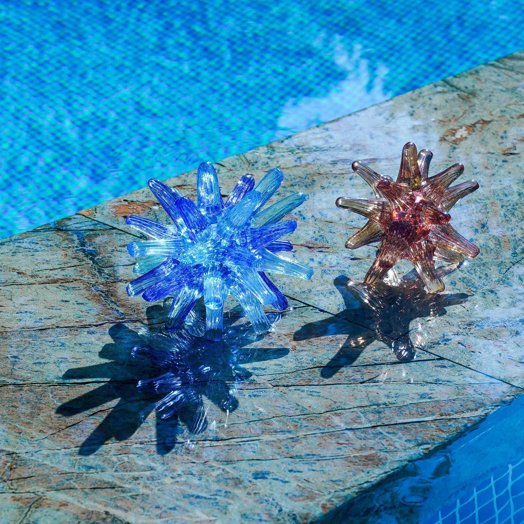 Sea Urchin Sculpture - Amber