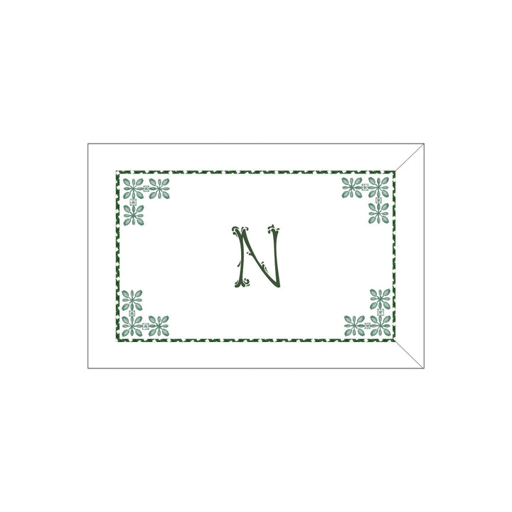 Seferî Flower Garden Boudoir Sham - Green