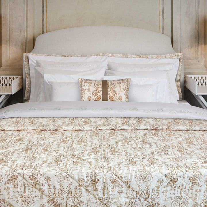Everbound Quilted Bed Cover - White