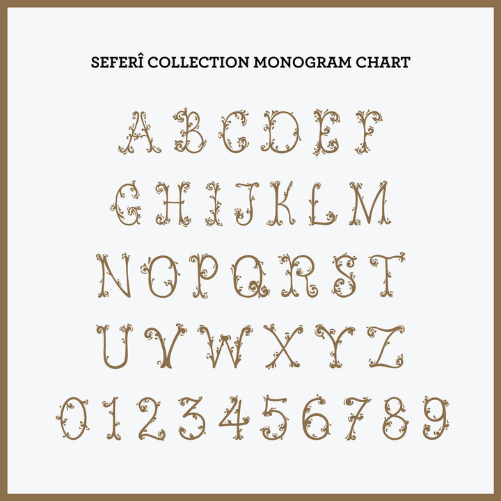 Seferî Heritage Bolster Cushion Cover with Monogram Embroidery