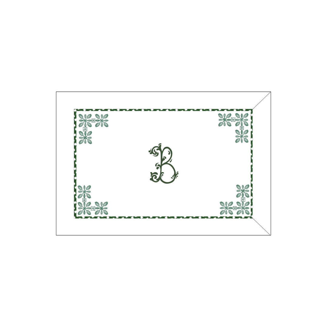 Seferî Flower Garden Boudoir Sham - Green