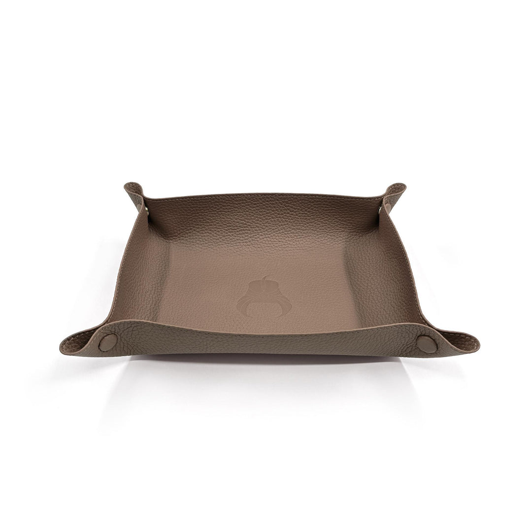Leather Wallet Tray - Taupe