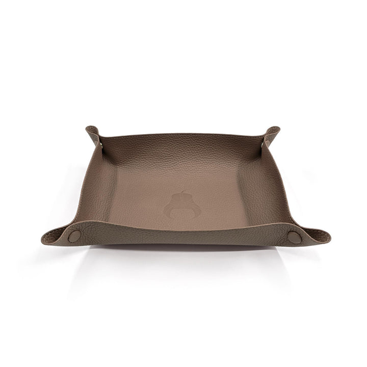 Leather Wallet Tray - Taupe