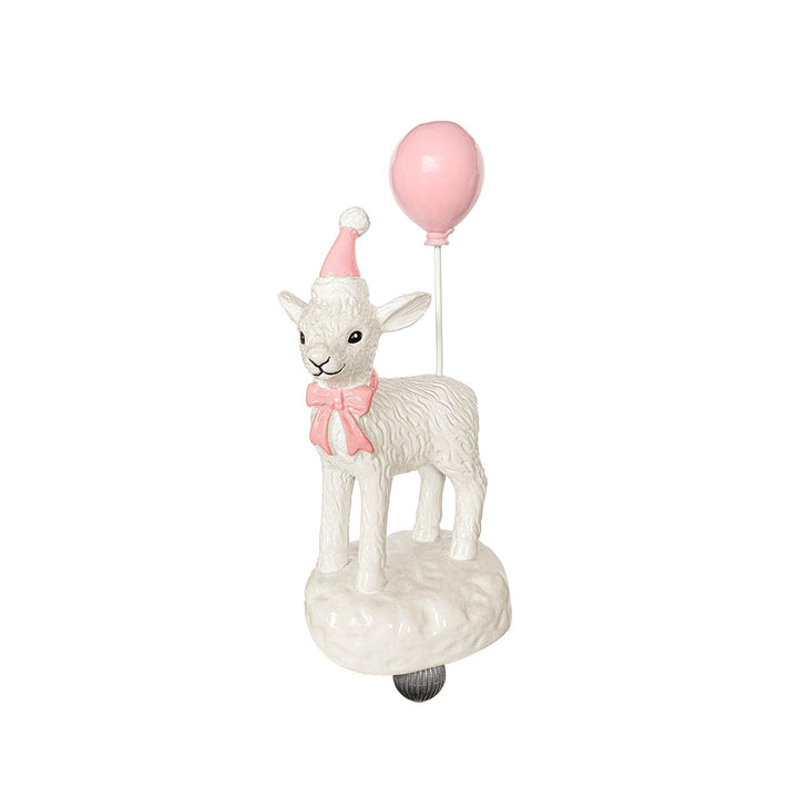 Seferî Storyteller Plate Charm - Joyful Lambs - Pink Balloon - Set of 4