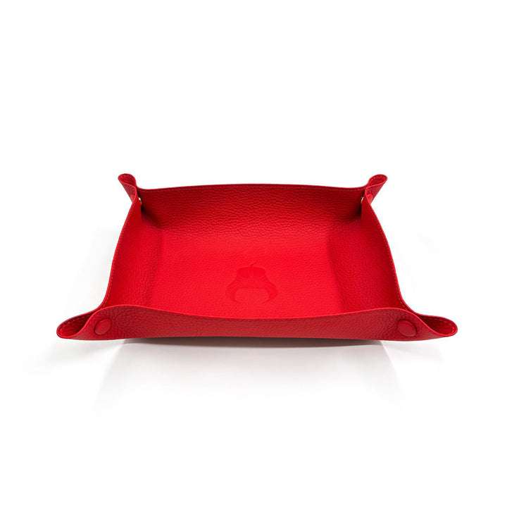 Leather Wallet Tray - Red