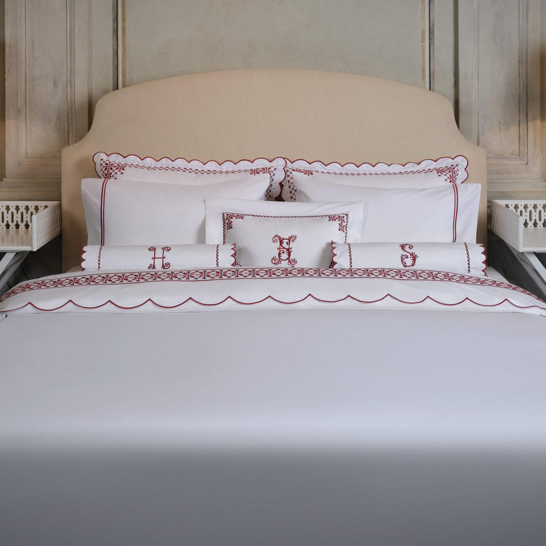 Seferî Flower Garden Boudoir Sham - Pink