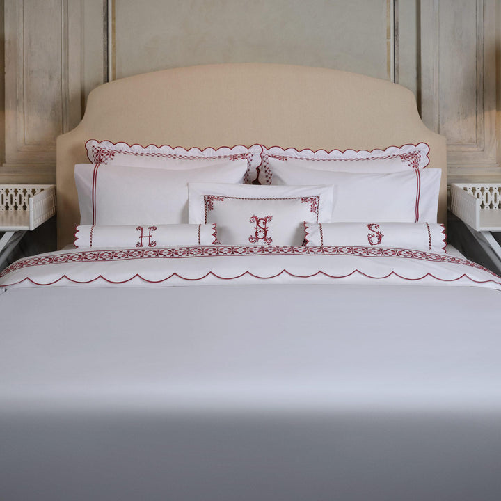 Seferî Flower Garden Boudoir Sham - Pink