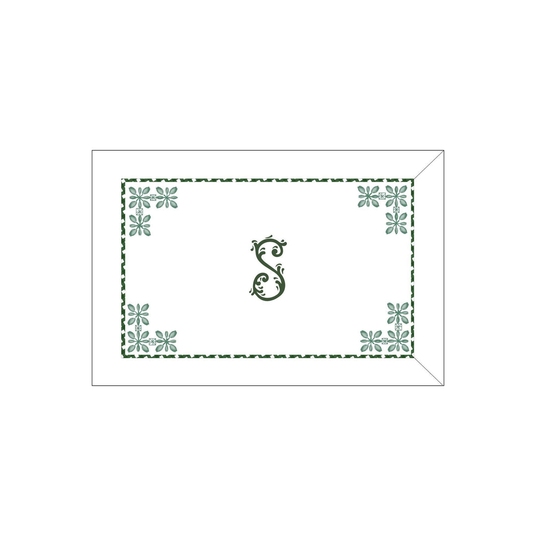 Seferî Flower Garden Boudoir Sham - Green