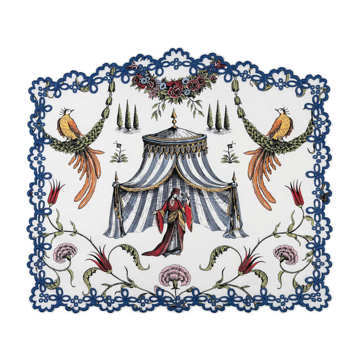 Seferî Placemat - White/Blue