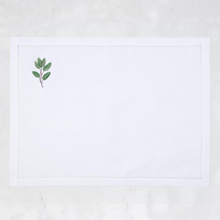 Sage Embroidered Placemat