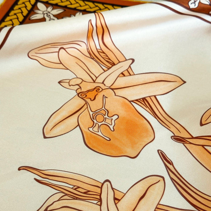 Ophrys Lycia Scarf - Orange/Terracotta